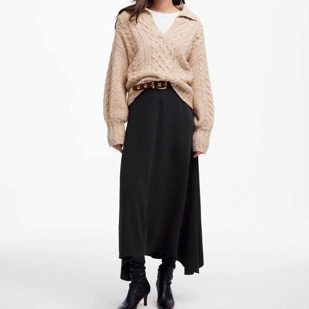 Madewell Asymmetric Midi Skirt